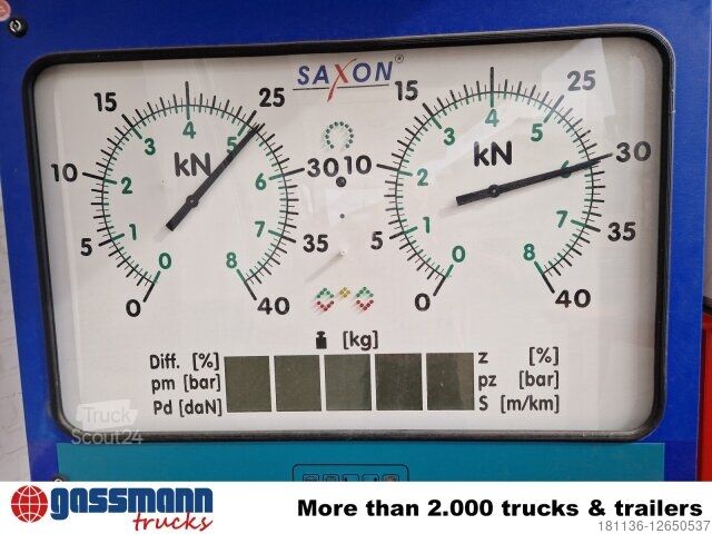 Landbouwmachine Bremsenprüfstand Saxon B 99 GF-ECO voll