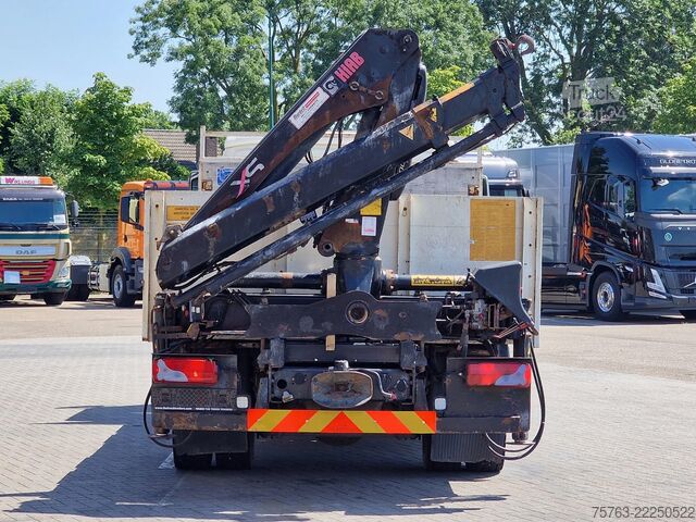 Ciężarówka z dźwigiem MAN TGL 12.210 - HIAB 077 DUO Crane / Grua - Manual...
