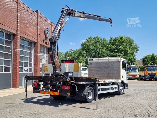 Camion-grue MAN TGL 12.210 - HIAB 077 DUO Crane / Grua - Manual...