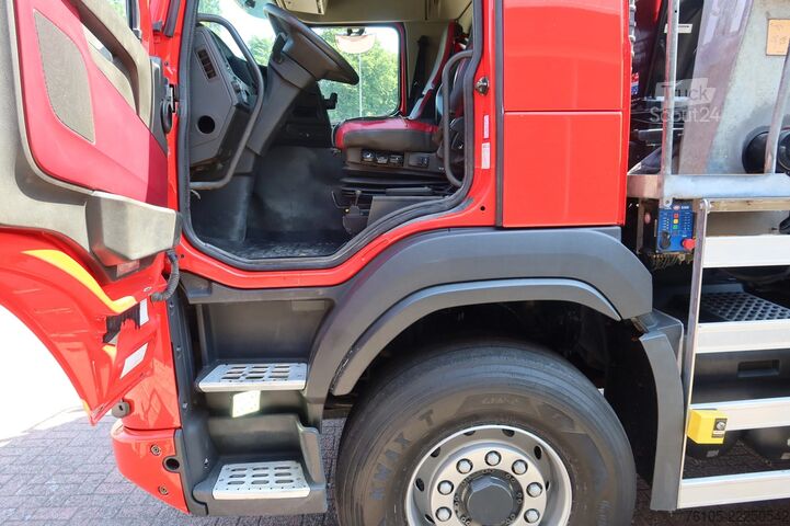 Camion-grue Volvo FMX 420 Kipper+Kraan H.M.F. 1943Z2 Rotor+Grijper