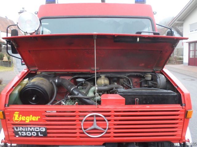 Autocarro con cassone MERCEDES-BENZ Unimog  U 1300 L /37 Turbo  DOKA Pumpe & Tank