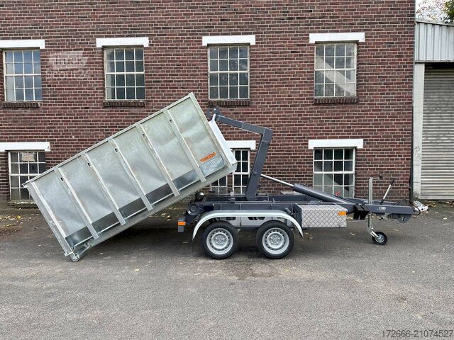 Special trailer Vezeko KONOS 35 | MULDE 105CM 247X178CM 3500KG ABROLL-MULDENKIPPER