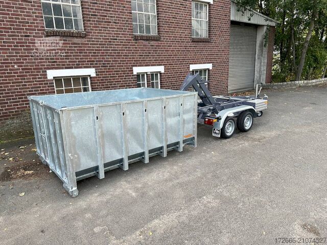 Special trailer Vezeko KONOS 35 | MULDE 105CM 247X178CM 3500KG ABROLL-MULDENKIPPER