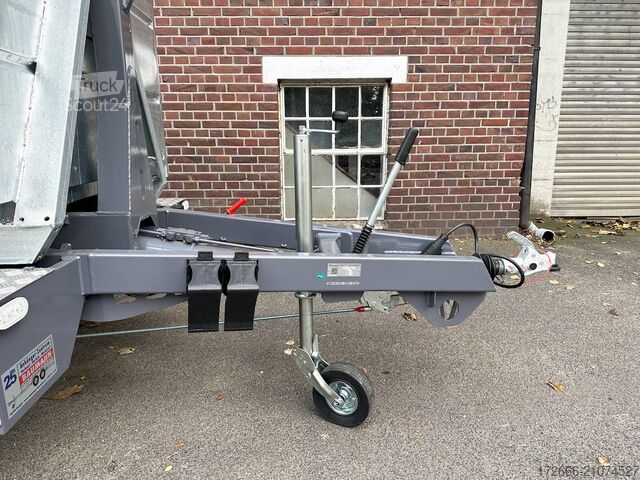 Special trailer Vezeko KONOS 35 | MULDE 105CM 247X178CM 3500KG ABROLL-MULDENKIPPER