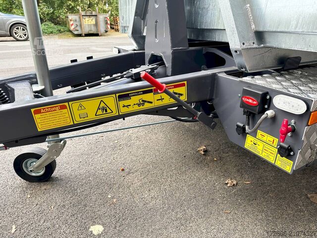 Special trailer Vezeko KONOS 35 | MULDE 105CM 247X178CM 3500KG ABROLL-MULDENKIPPER