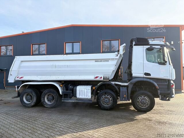 Ανατρεπόμενο Mercedes-Benz AROCS 4145 8x8 EURO6 WYWROTKA MEILLER