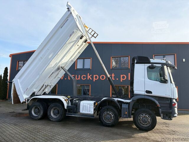 Ανατρεπόμενο Mercedes-Benz AROCS 4145 8x8 EURO6 WYWROTKA MEILLER