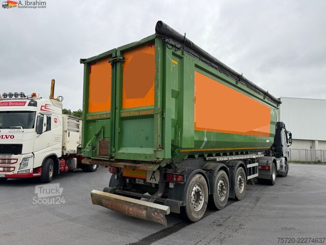 Tippsemitrailer Kempf SKM 35/3 50 cbm, Getreideschieber COC Papier vorhanden | SAF Achsen