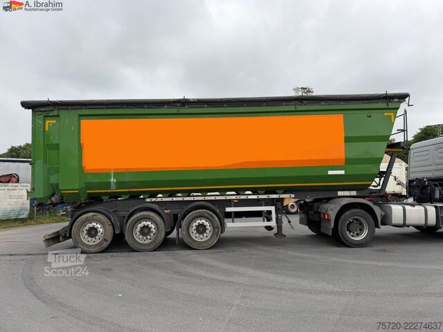 Tippsemitrailer Kempf SKM 35/3 50 cbm, Getreideschieber COC Papier vorhanden | SAF Achsen