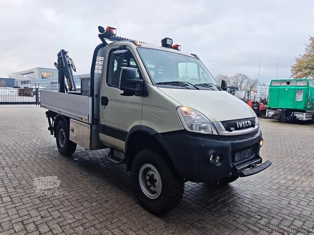 Laadplatform Iveco Daily 55S17W 4x4 Hiab 022T Winch!