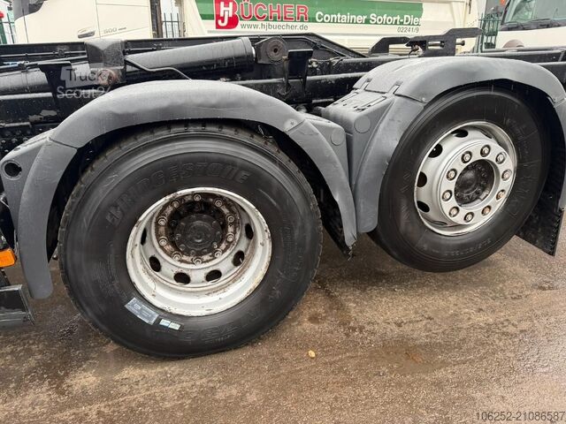 Containertransport (haakarmsysteem) MAN TGA 26.430 6x2 HOOKLIFT + CRANE PALFINGER PK 19...