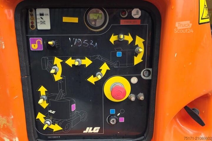 Plataforma de trabajo telescópica articulada JLG E300AJ As-Is, Electric, 11m Working Height, 6.77m,