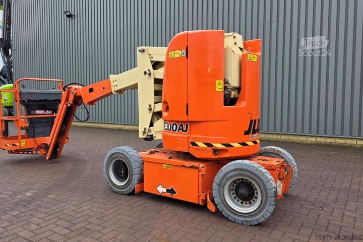 Plataforma de trabajo telescópica articulada JLG E300AJ As-Is, Electric, 11m Working Height, 6.77m,