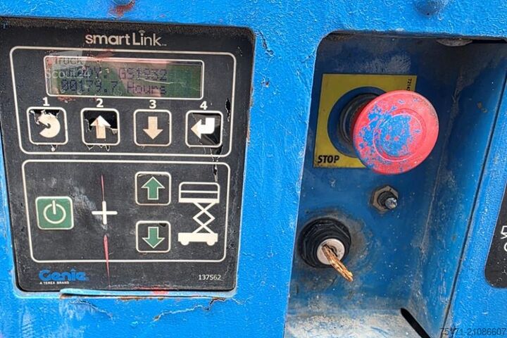 Šķēres lifts Genie GS1932 Electric, Working Height 7.8 m, 227kg Capac