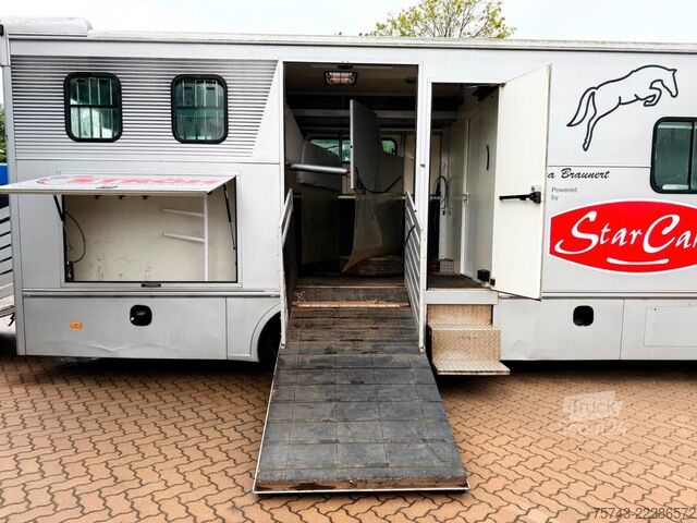 Dyretransportbil MAN 10220 5  Pferde Wohnung /Dusche