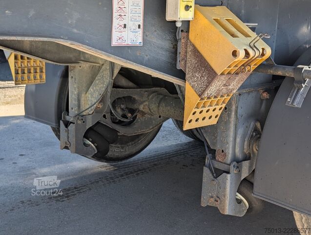 Semi-remorque benne CARNEHL Alu Kipper 25 cbm, Leer nur 4.900 Kg