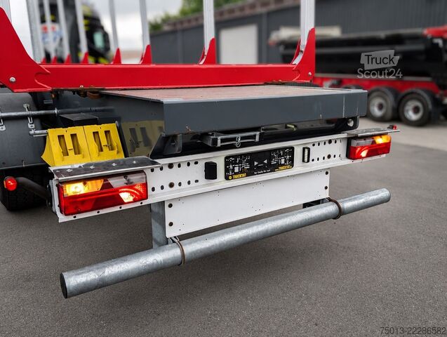 Poluprikolica za transport trupaca  Euromix Rundholz 8 Schemel, LIFTACHSE