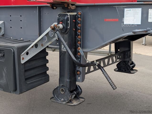 Poluprikolica za transport trupaca  Euromix Rundholz 8 Schemel, LIFTACHSE