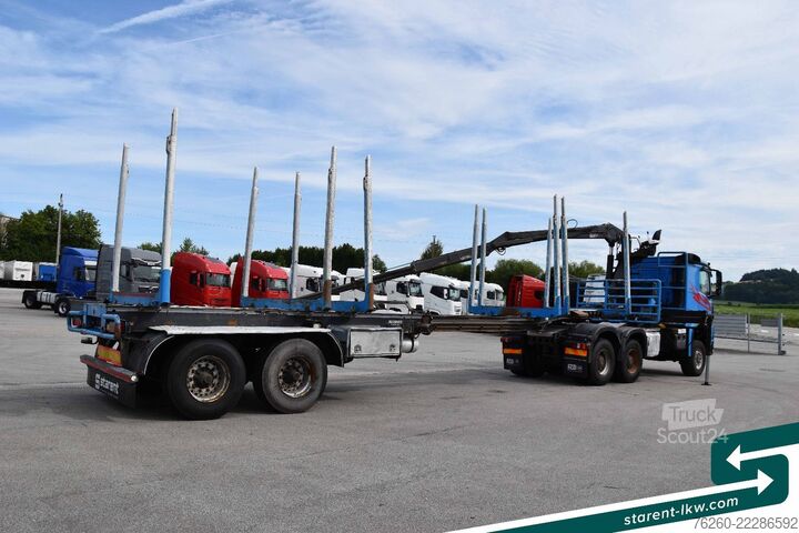 Timberbil MERCEDES-BENZ Arocs 3653 6x6 Penz Holz kran + Ressenig