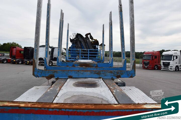 Timberbil MERCEDES-BENZ Arocs 3653 6x6 Penz Holz kran + Ressenig