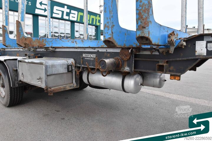 Timberbil MERCEDES-BENZ Arocs 3653 6x6 Penz Holz kran + Ressenig