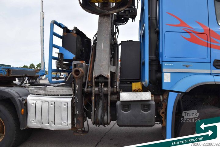 Timberbil MERCEDES-BENZ Arocs 3653 6x6 Penz Holz kran + Ressenig