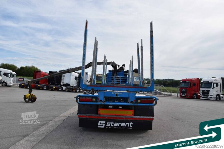 Tractora standard MERCEDES-BENZ Arocs 3653 6x6 Penz Holz kran + Ressenig