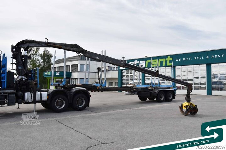 Tractora standard MERCEDES-BENZ Arocs 3653 6x6 Penz Holz kran + Ressenig