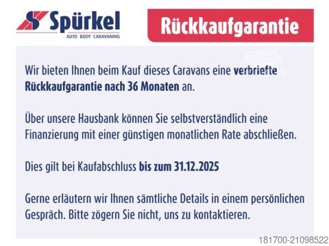 Bivalnik Knaus Südwind 450 FU 60 YEARS *verbriefte Rückkaufgarantie*