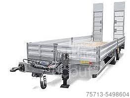 Lowbed construction machinery Humbaur HBTZ 137225 BS schräg