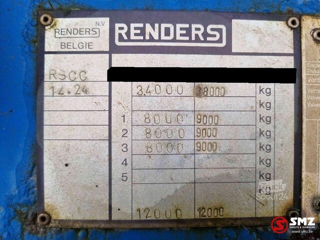 Transport av containere Renders Oplegger