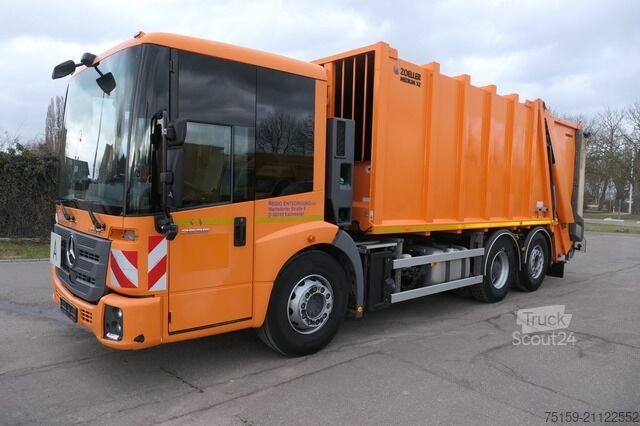 Atkritumu vedējs mercedes-benz 2635 NGE-L62N Econic Aufbau Zöller Medium Lenkachse KLIMA