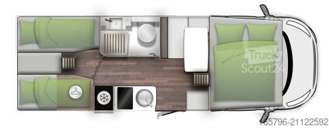 Alkoven Wohnmobil Forster A 699 EB 165 PS * Automatik * Winterpak