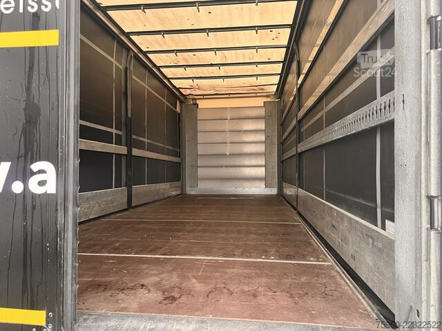 Nyitott pótkocsi ponyvával Fliegl TPS135  13,5 t Tandemplanenanhänger, neuwertig