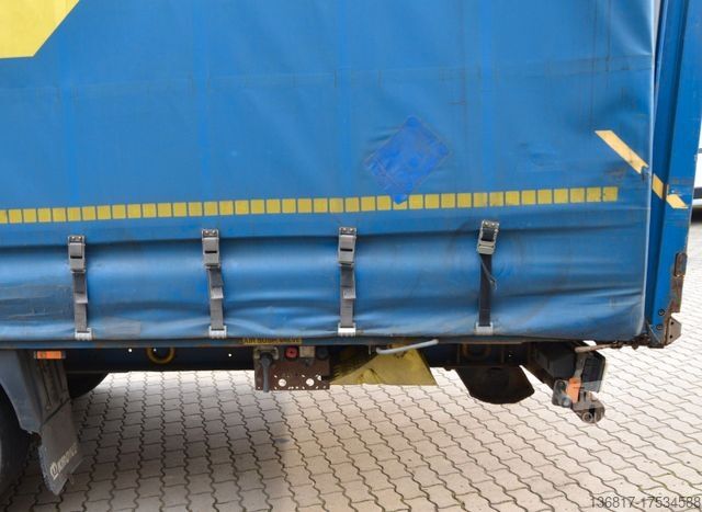 Auflieger mit Pritsche & Plane KRONE SD Mega Edscha / Unfall