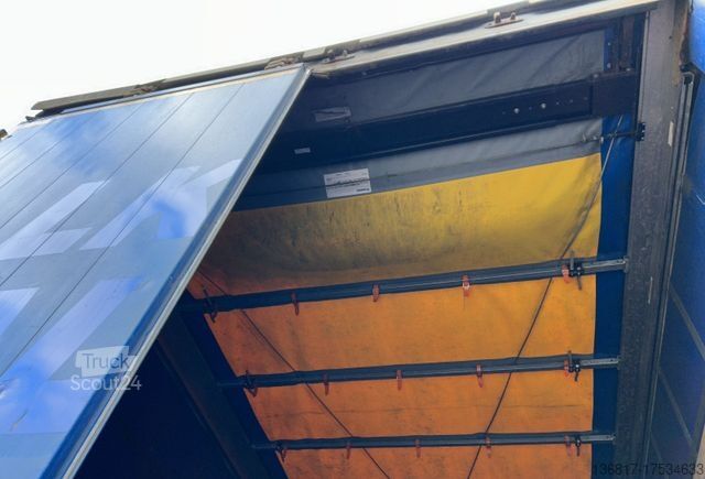 Open semitrailer with tarp KRONE SD Plane Mega Edscha