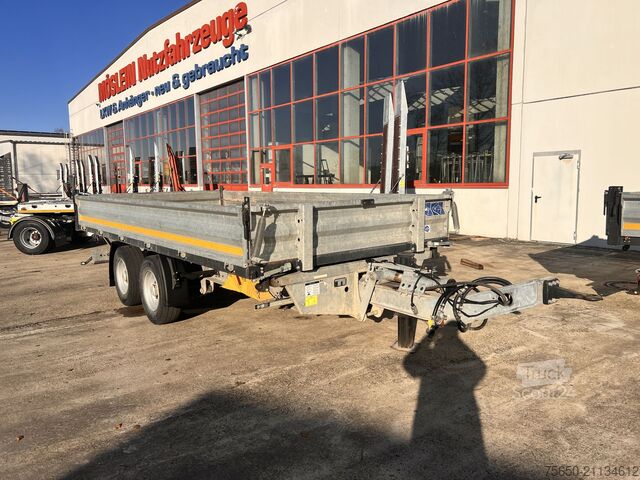 Remorque à benne basculante Möslein TDS 13 Schwebheim  13 t Tandemkipper- Tieflader