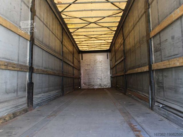 Semiremorcă deschisă cu prelată  SN 24 MEGA, SAF, LOWDECK, LIFTING AXLE,MULTILOCK