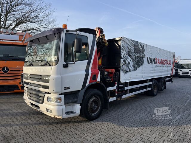 Camion plateau Daf CF310 6X2 Palfinger PK 12000