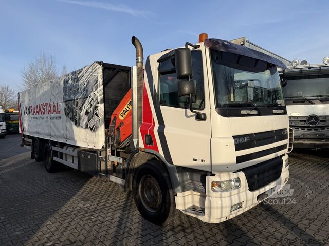 Camion plateau Daf CF310 6X2 Palfinger PK 12000