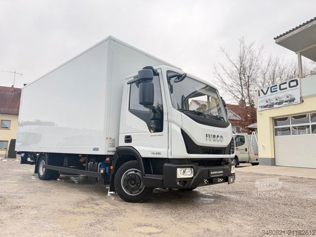 Fourgon tôlé IVECO EUROCARGO ML 75E21/P Koffer Luftfederung LBW DFL