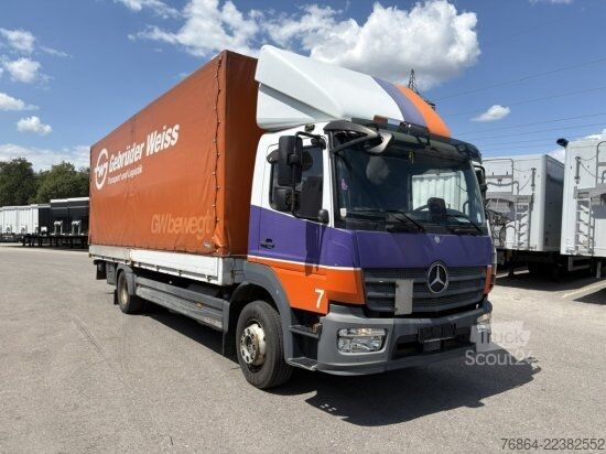 LKW mit Pritsche & Plane MERCEDES-BENZ ATEGO  1224, KLIMA