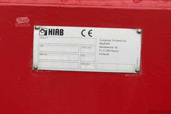 Tovornjak s kavljem za kontejnerje Iveco 340X51Z X-Way 8x4 Hiab / Swiss-Vehicle