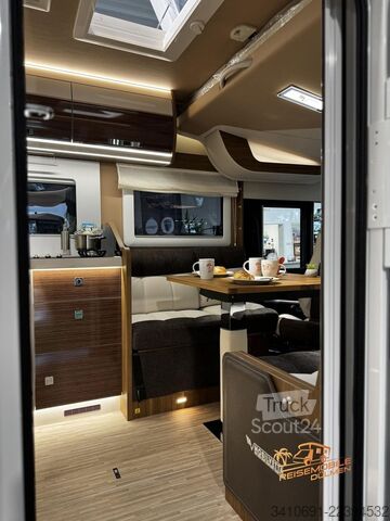 Integrētais kemperis MOBILVETTA K-Yacht 90 Tekno Line Alde Navi Heavy 32?TV LED
