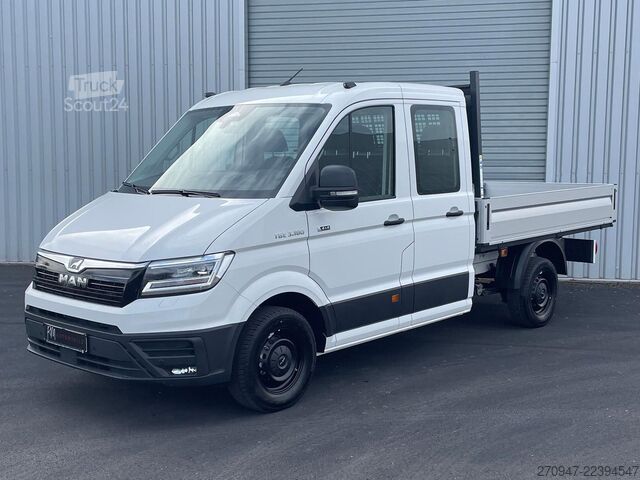 Pick-up bestelwagen MAN TGE 3.180 Pritsche DOKA MR 4x4 ACC LED DIFF-SPER