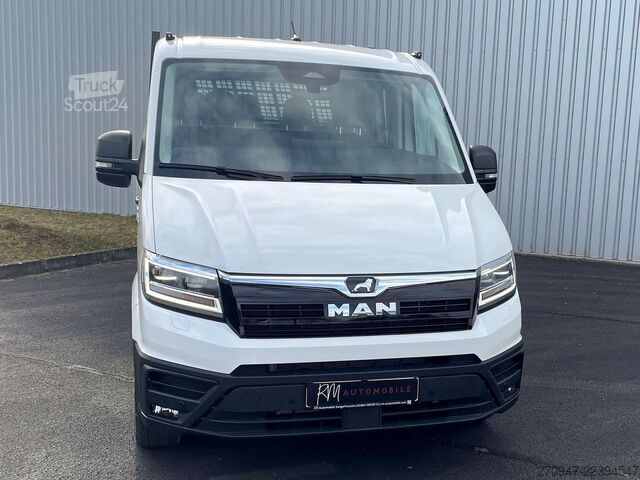 Pick-up bestelwagen MAN TGE 3.180 Pritsche DOKA MR 4x4 ACC LED DIFF-SPER