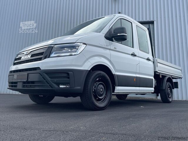 Pick-up bestelwagen MAN TGE 3.180 Pritsche DOKA MR 4x4 ACC LED DIFF-SPER