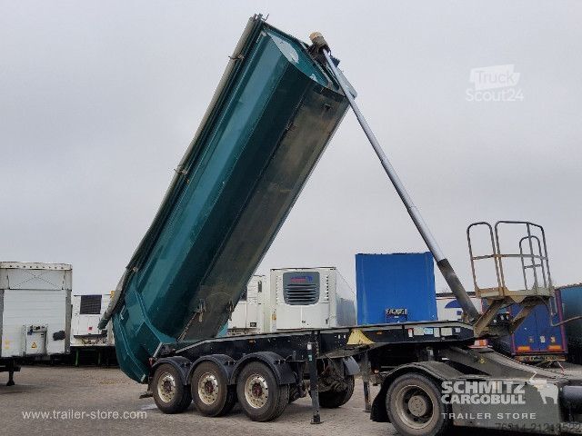 Tippsemitrailer Schwarzmüller Kipper Stahlrundmulde 30m³
