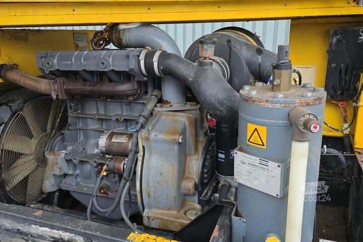 Koudecompressor Atlas Copco XAS66 As-Is, Diesel, Volume flow: ± 3,4 – 3,7 m³/m