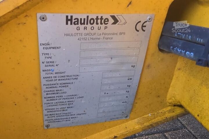 Schaarlift Haulotte H12SXL As-Is, Diesel, 4x4 Drive, 12m Working Heigh